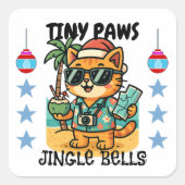 Merry Christmas スクエアシール (正面)