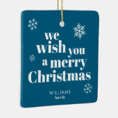 Merry Christmas  セラミックオーナメント (右)