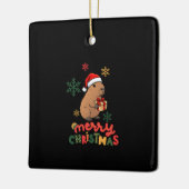 MERRY CHRISTMAS セラミックオーナメント (左)