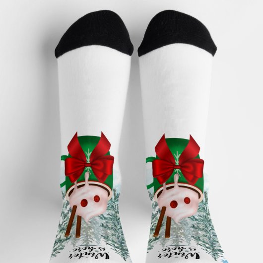 Merry Christmas ソックス (上部)