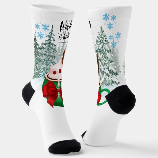 Merry Christmas ソックス (傾斜あり)