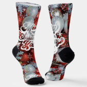 Merry Christmas ソックス (傾斜あり)