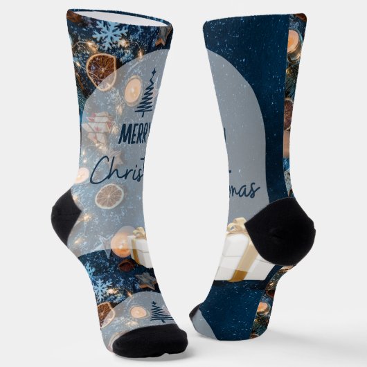 Merry Christmas ソックス (傾斜あり)