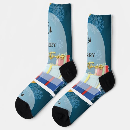 Merry Christmas ソックス (左)