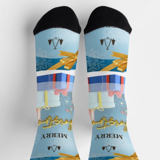 Merry Christmas ソックス (上部)