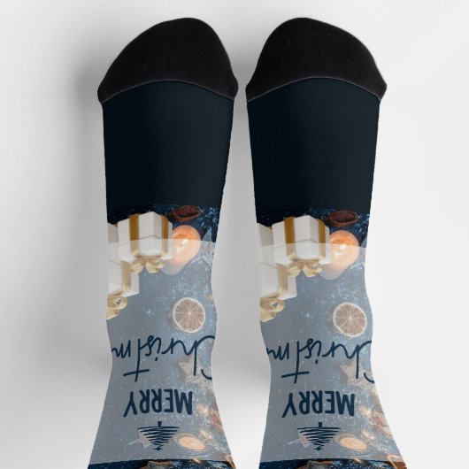 Merry Christmas ソックス (上部)