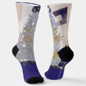 Merry Christmas ソックス (傾斜あり)