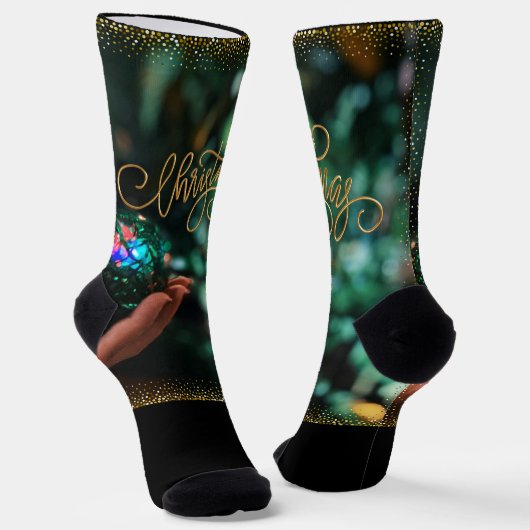 Merry Christmas ソックス (傾斜あり)