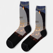 Merry Christmas ソックス (左)