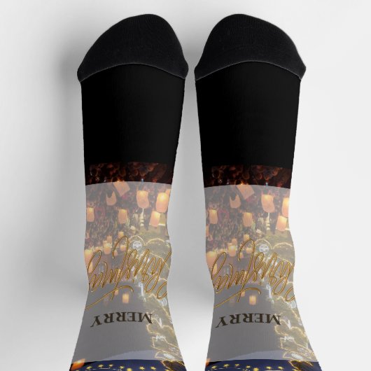 Merry Christmas ソックス (上部)