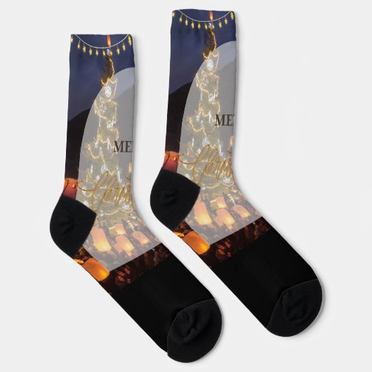 Merry Christmas ソックス (右)