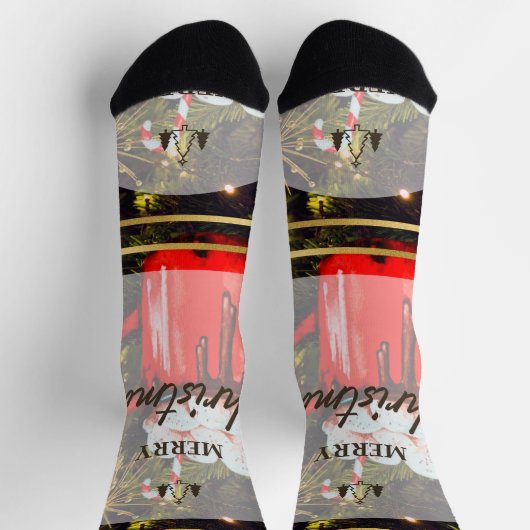 Merry Christmas ソックス (上部)