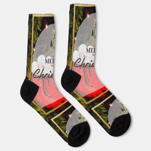 Merry Christmas ソックス (右)