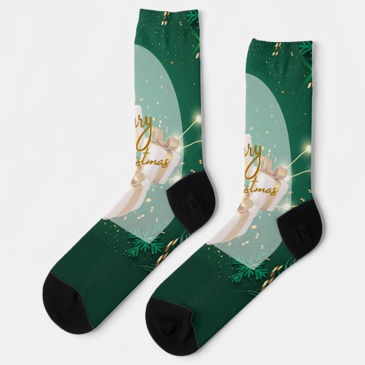 Merry Christmas ソックス (左)