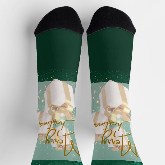 Merry Christmas ソックス (上部)