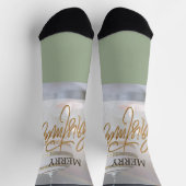 Merry Christmas ソックス (上部)