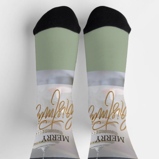 Merry Christmas ソックス (上部)