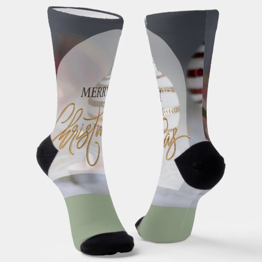 Merry Christmas ソックス (傾斜あり)