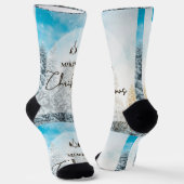 Merry Christmas ソックス (傾斜あり)