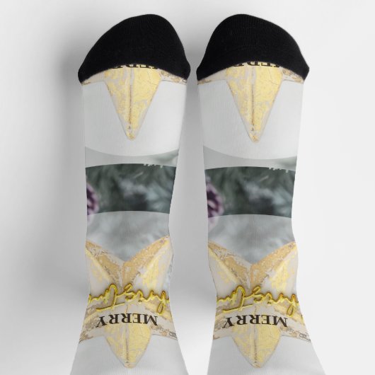 Merry Christmas ソックス (上部)