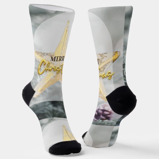 Merry Christmas ソックス (傾斜あり)