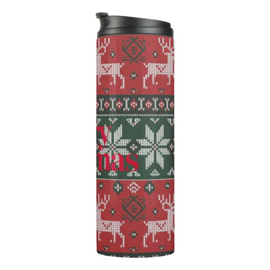 Merry Christmas タンブラー (回転右)