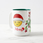 Merry Christmas ツートーンマグカップ (正面左)