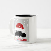 Merry Christmas ツートーンマグカップ (正面左)