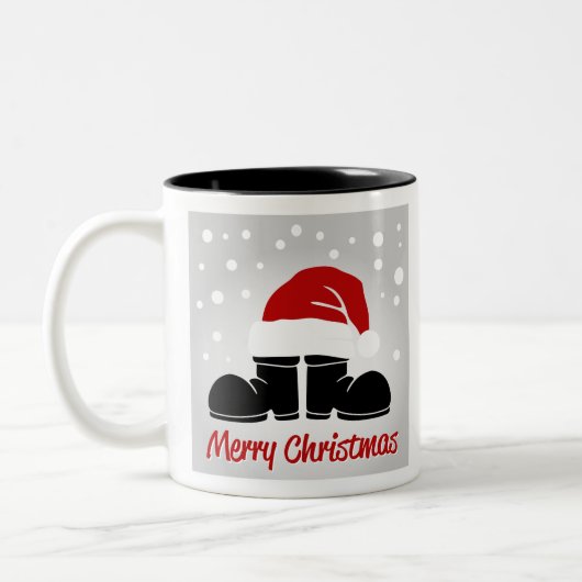 Merry Christmas ツートーンマグカップ (左)