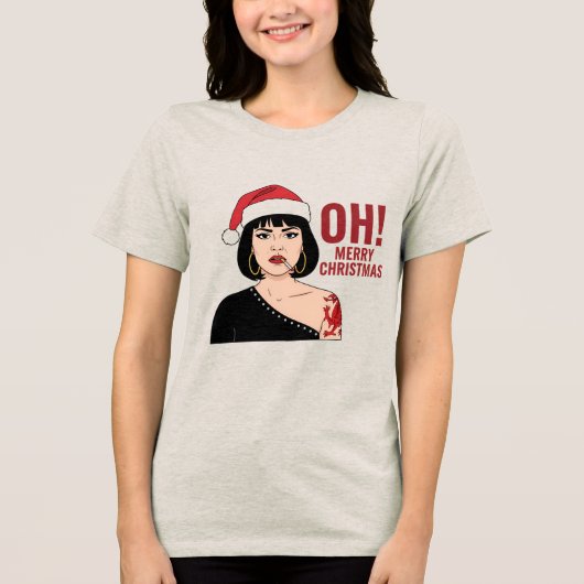 merry christmas トライブレンドＴシャツ (正面)