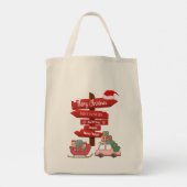 merry christmas トートバッグ (裏面)