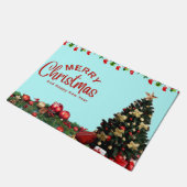 Merry Christmas  ドアマット (アングル)