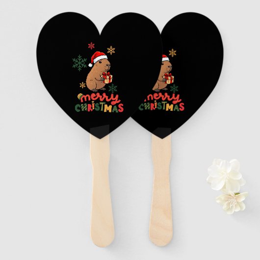 MERRY CHRISTMAS ハンドファン (正面&裏面)