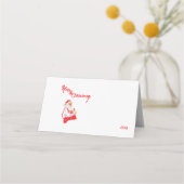 : Merry Christmas プレイスカード (正面)