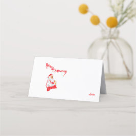 : Merry Christmas プレイスカード