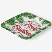 Merry Christmas  ペーパープレート (傾斜あり)