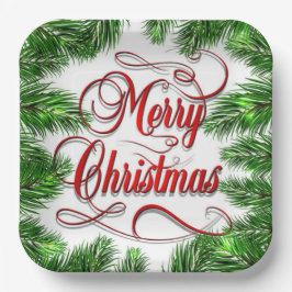 Merry Christmas ペーパープレート