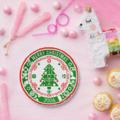 Merry Christmas ペーパープレート (パーティー)