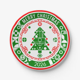 Merry Christmas ペーパープレート