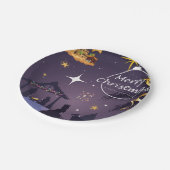 Merry Christmas ペーパープレート (アングル)