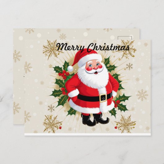 Merry Christmas ポストカード (正面/裏面)