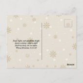 Merry Christmas ポストカード (裏面)