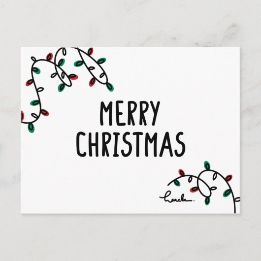 merry christmas  ポストカード (正面)