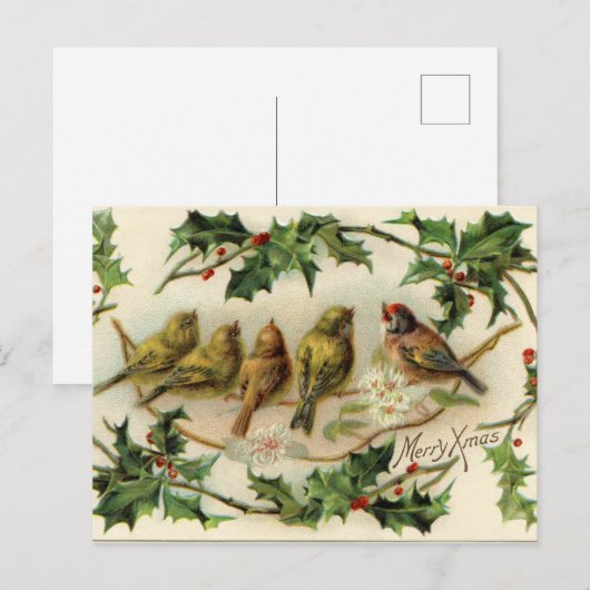 Merry christmas ポストカード (正面/裏面)