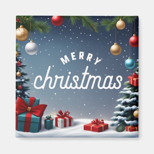 MERRY CHRISTMAS マグネット (正面)