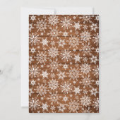 Merry Christmas モダン 3素朴 PHOTO Greeting シーズンカード (裏面)