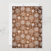 Merry Christmas モダン 3素朴 PHOTO Greeting シーズンカード (裏面)