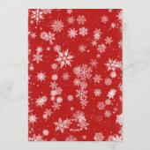 Merry Christmas モダン 3 PHOTO Greeting シーズンカード (裏面)