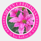 Merry Christmas ラウンドシール (正面)
