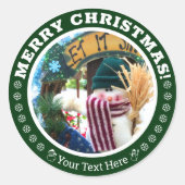 Merry Christmas! ラウンドシール (正面)
